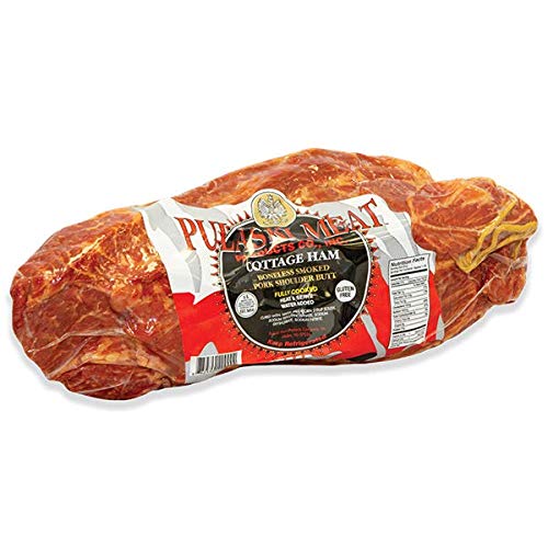 Boneless | Smoked | Pork |Shoulder Butt | Sheyka | Pulaski Meat Products | 4 lb | Pack of 1