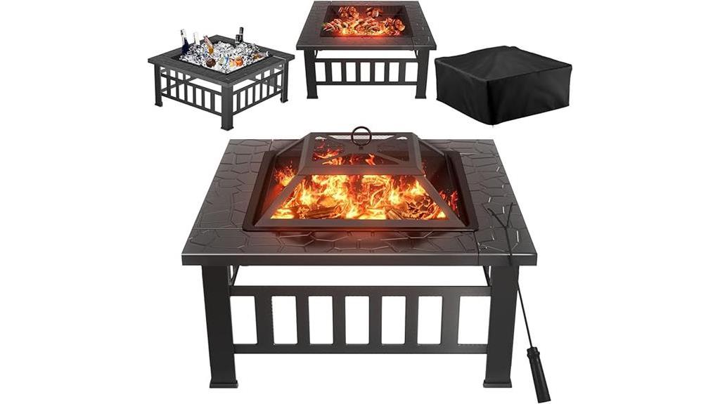 affordable and functional fire pit table review