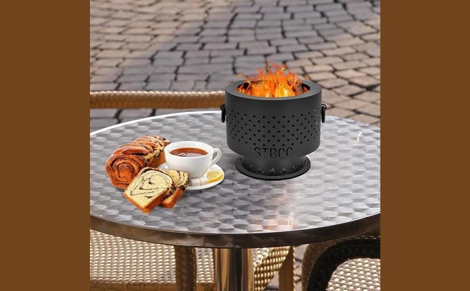 compact and versatile fire pit