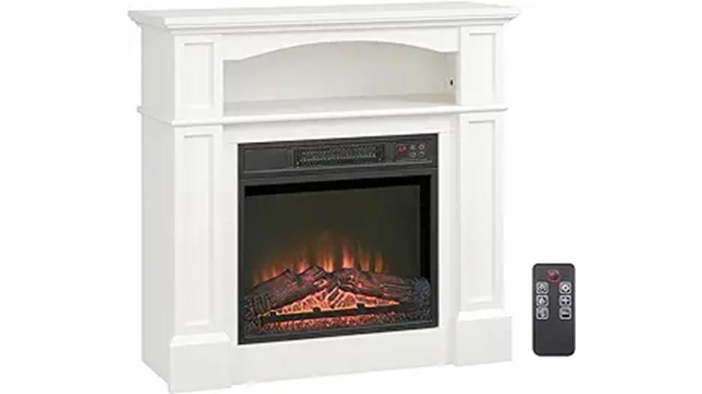 cozy and stylish electric fireplace
