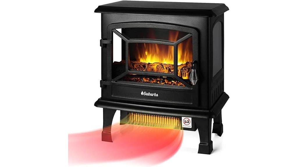 cozy electric fireplace stove