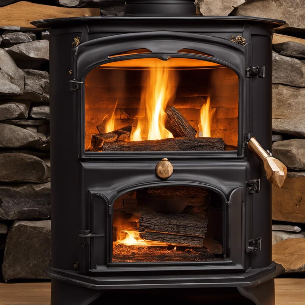 wood stove fireplace insert with blower