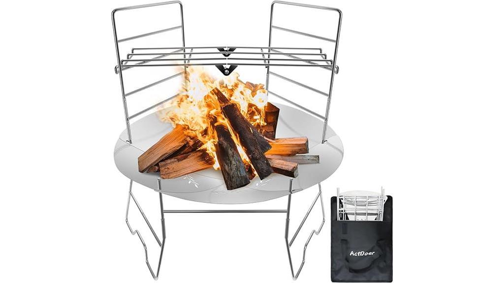 detailed camping fire pit review