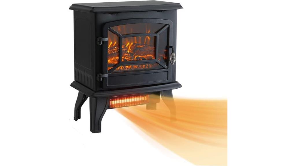 detailed review of arclis 17 freestanding electric fireplace stove