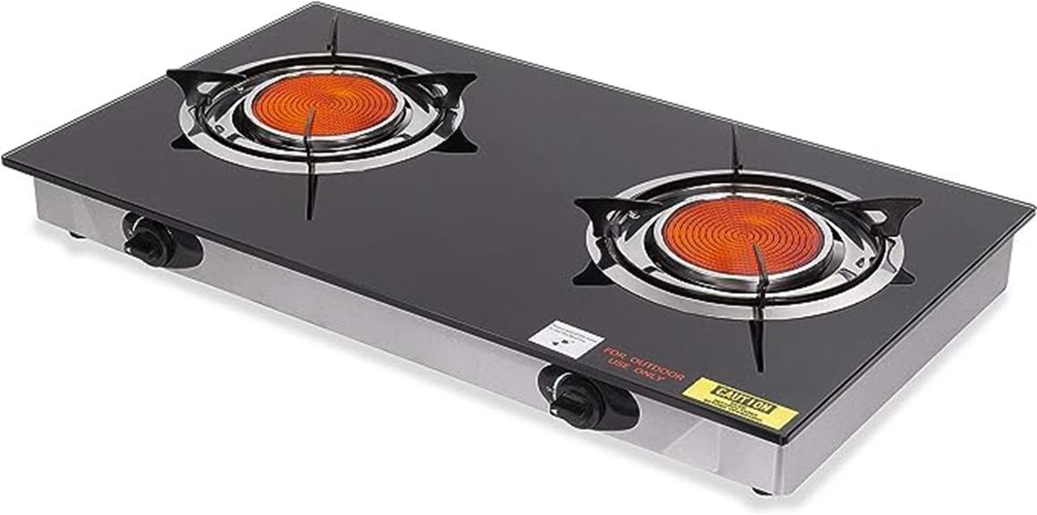 detailed review of barton deluxe propane gas range stove