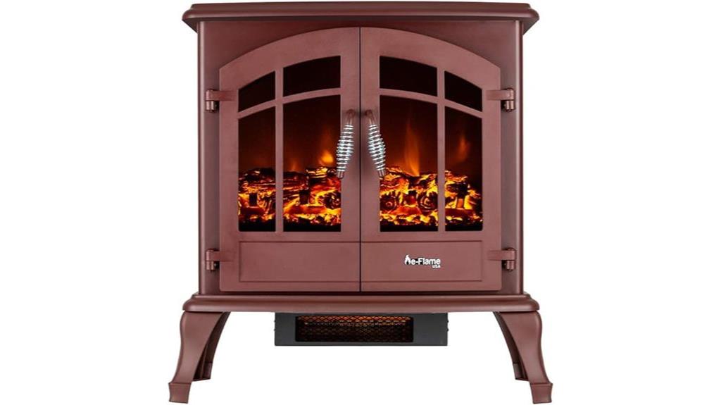 detailed review of e flame usa jasper electric fireplace stove