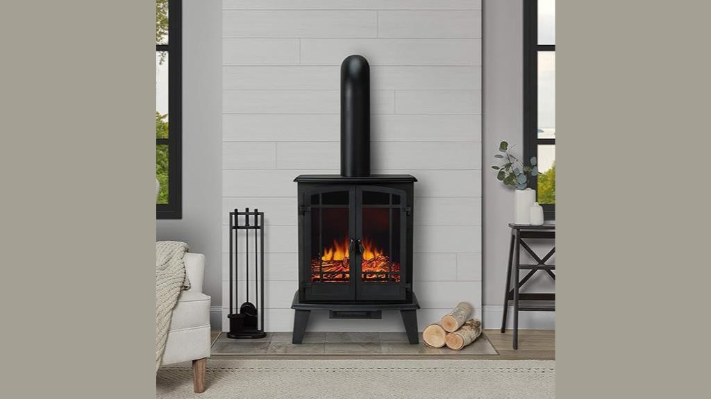 detailed review of electric fireplace