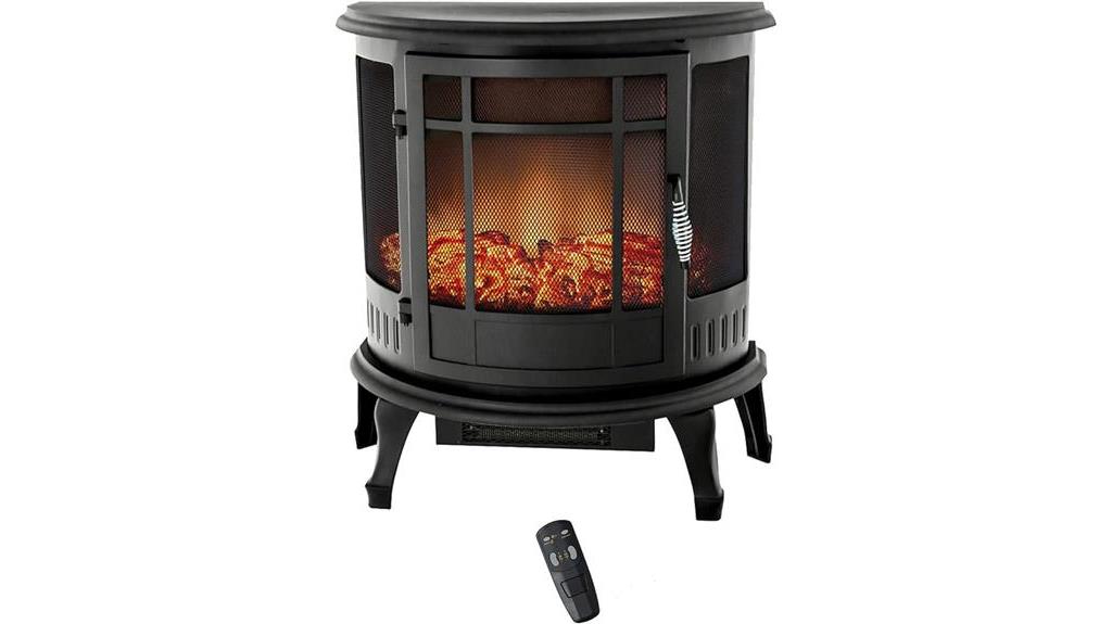 detailed review of electric fireplace stove
