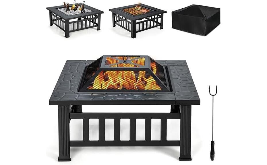 detailed review of giantex s outdoor fire pit