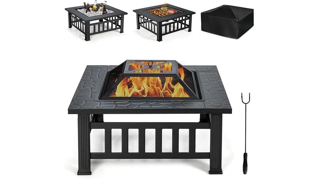 detailed review of giantex s outdoor fire pit