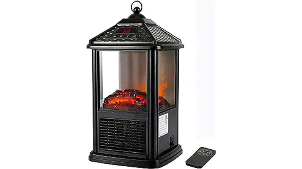 detailed review of lanquan electric fireplace