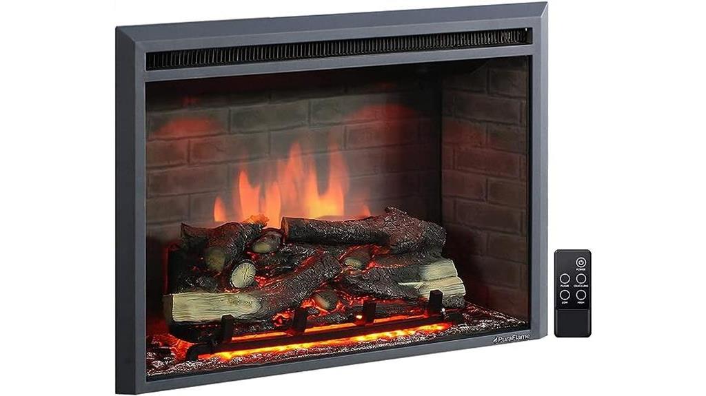 detailed review of puraflame western electric fireplace insert
