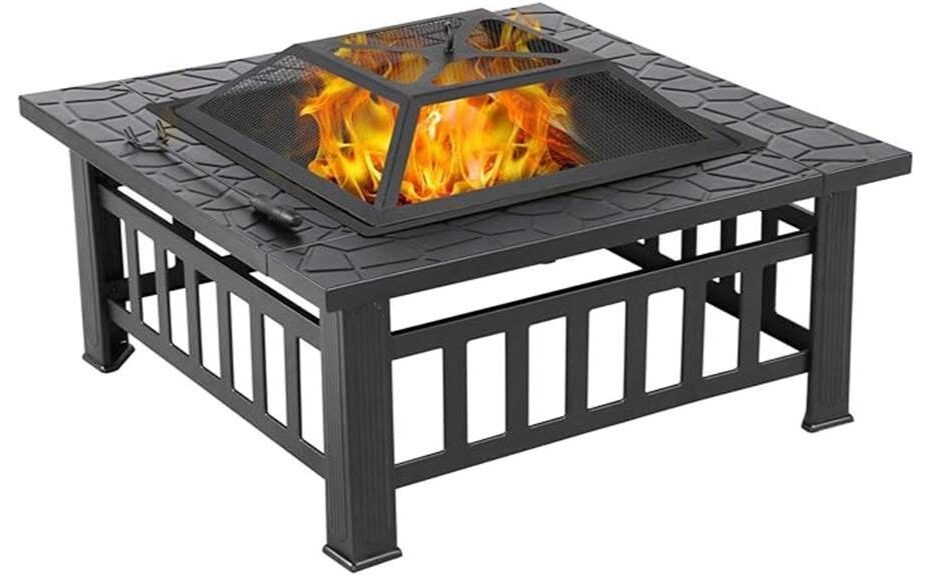 detailed review of topeakmart fire pit table