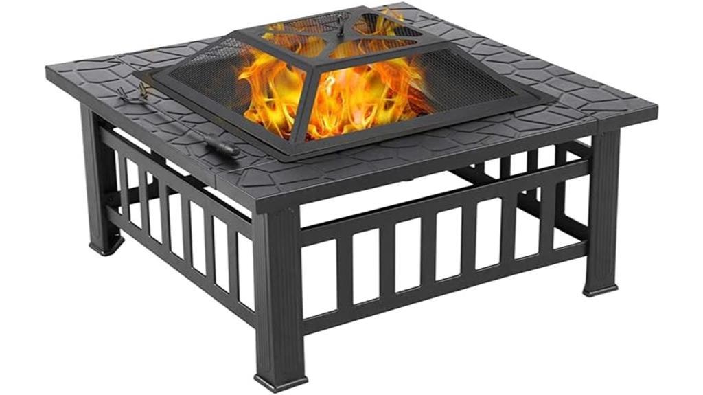 detailed review of topeakmart fire pit table