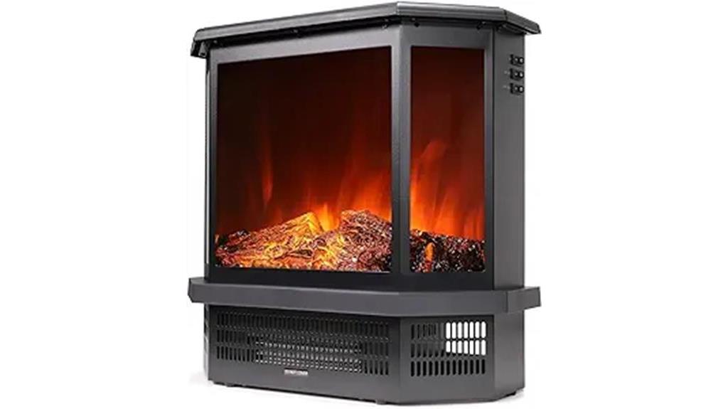 detailed review of xtremepowerus 3d electric fireplace stove