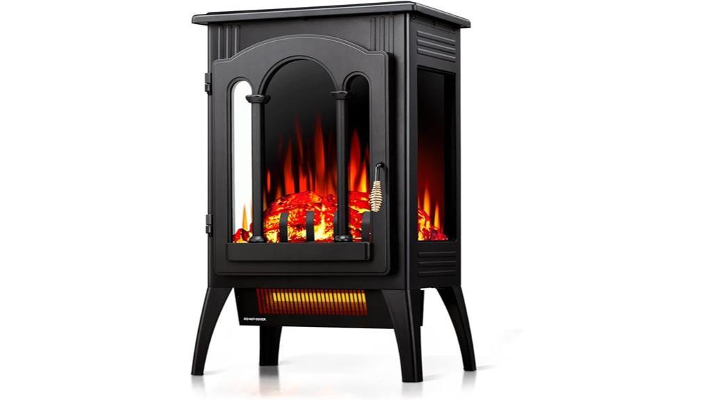 detailed review of zafro electric fireplace stove