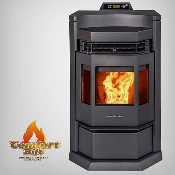 efficient and cozy pellet stove