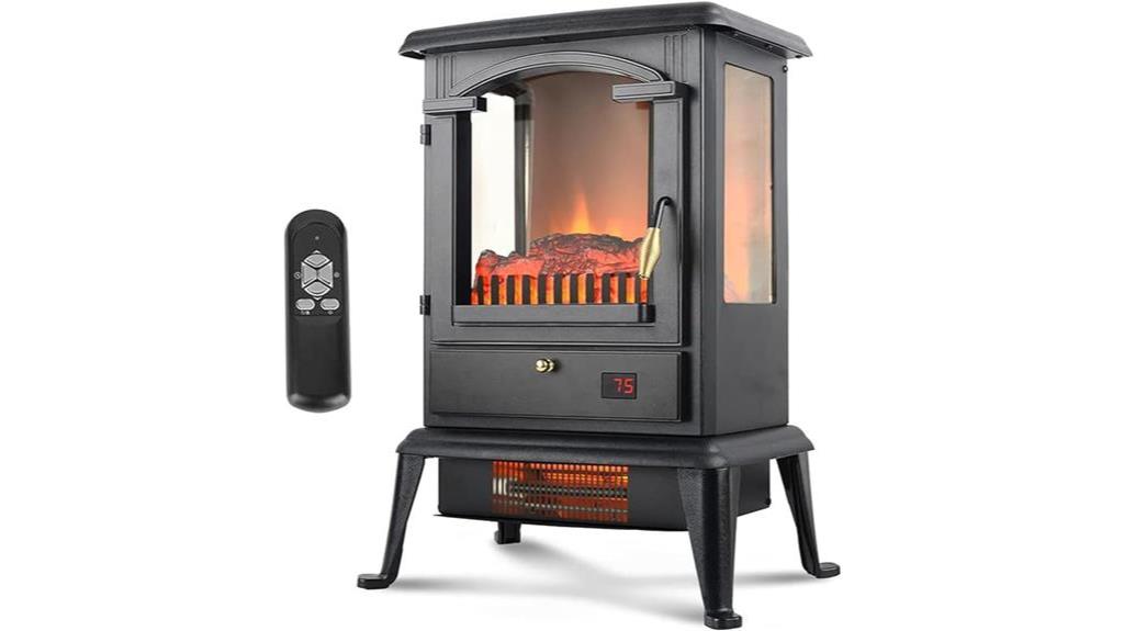 efficient electric fireplace heater