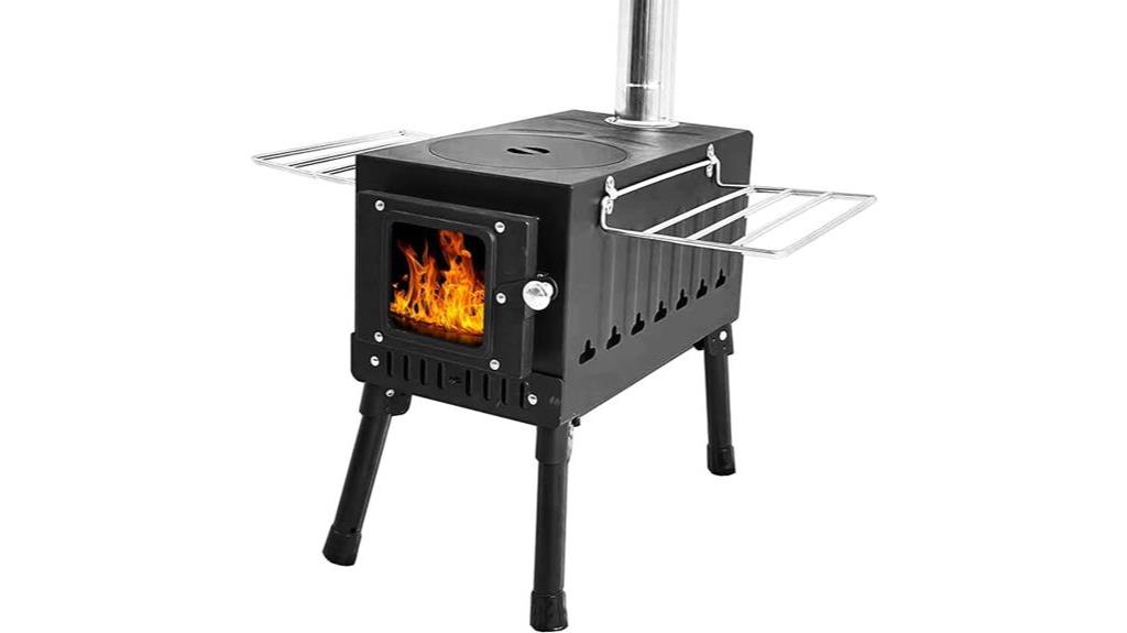 efficient wood stove for camping