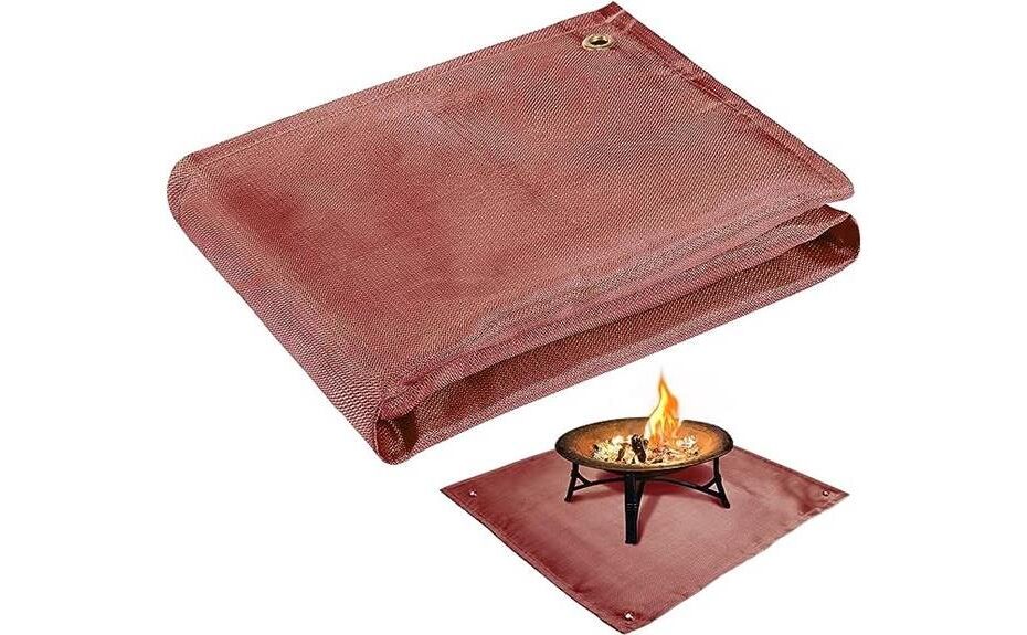 fire pit mat for protection