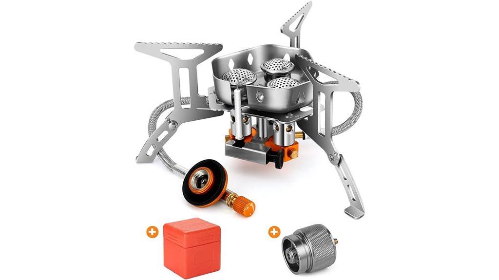high powered windproof camp stove