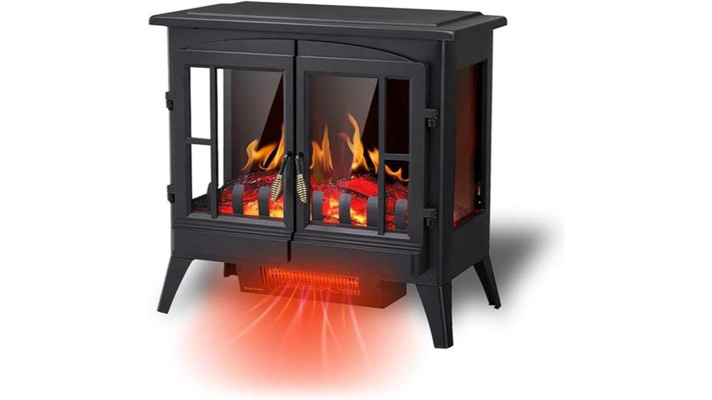 highly realistic electric fireplace