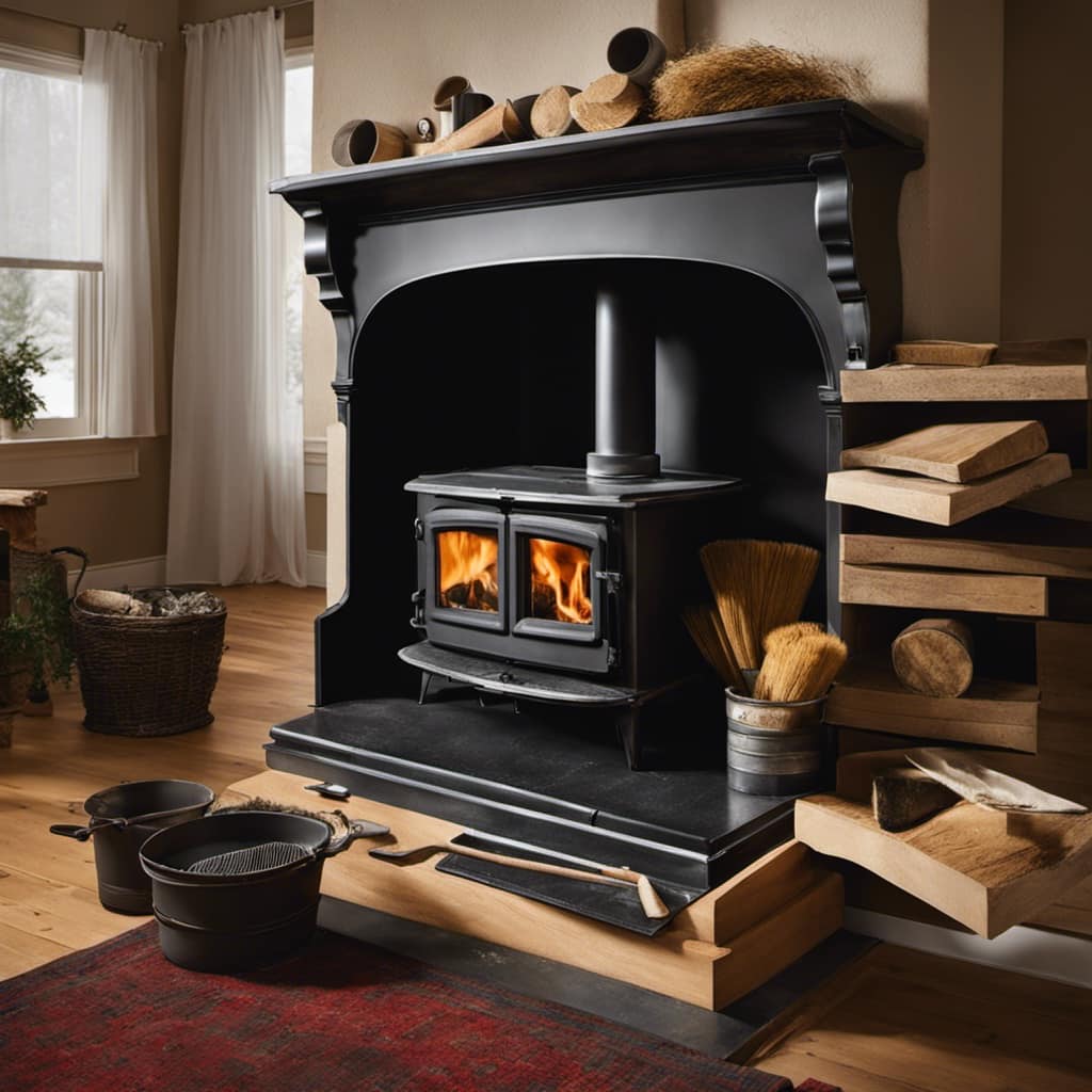 mini wood burning stove