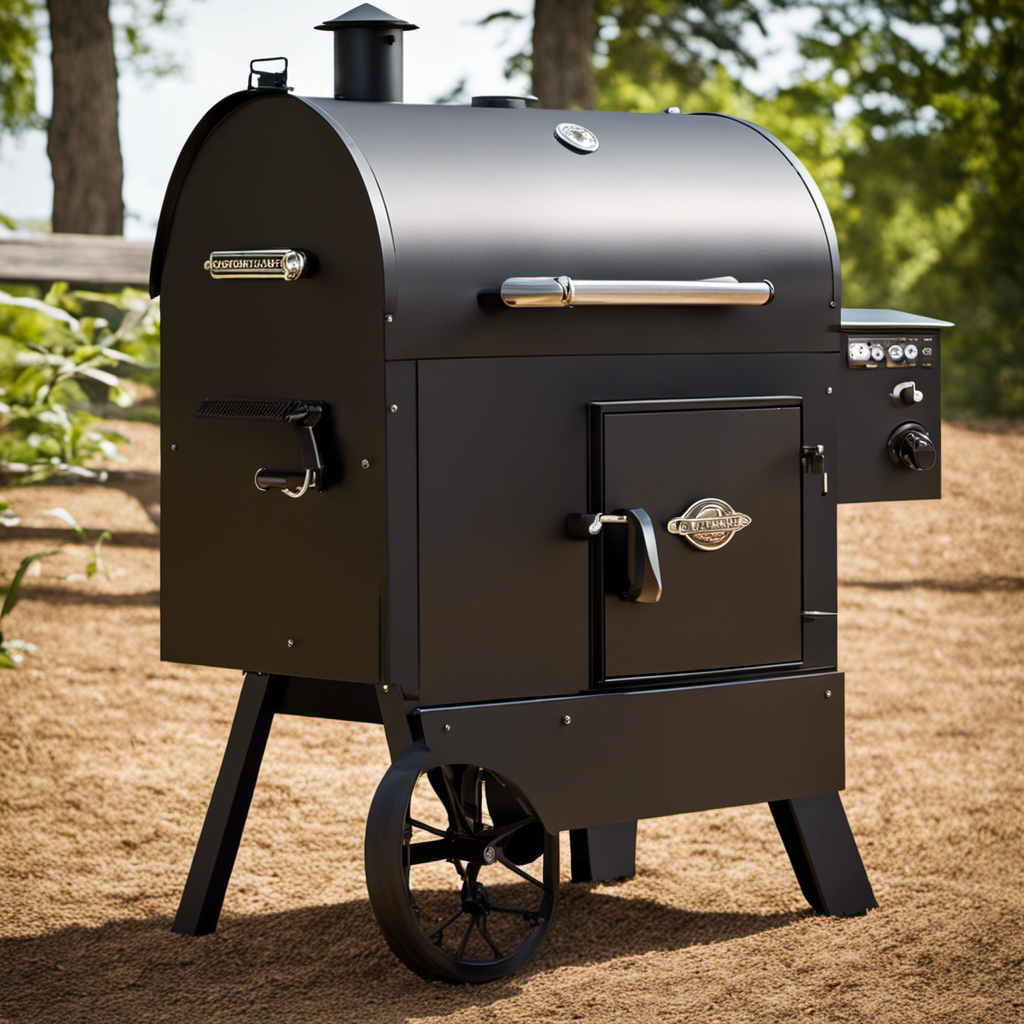 An image that captures the essence of transforming a pellet smoker into a wood smoker