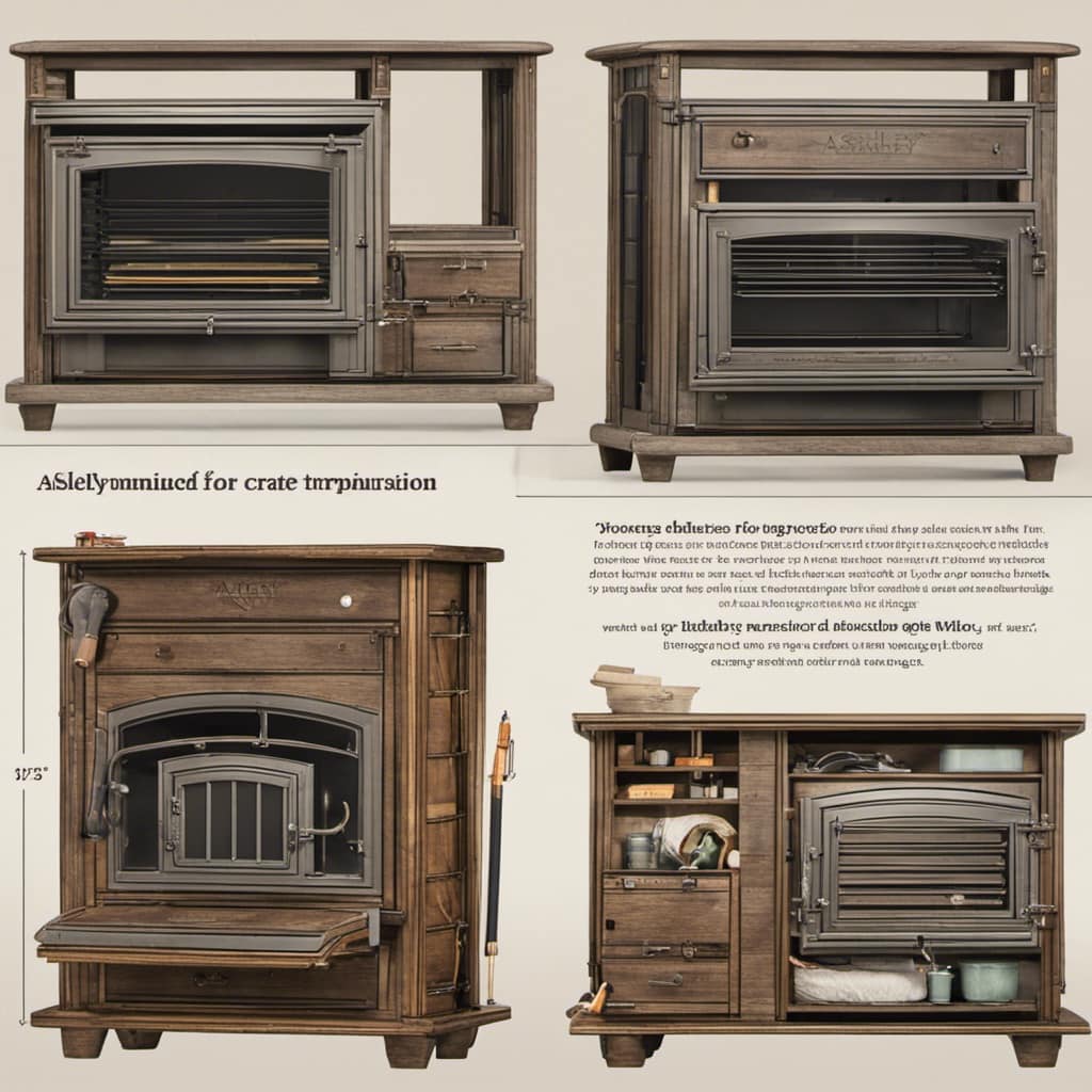 wood stove fireplace glass