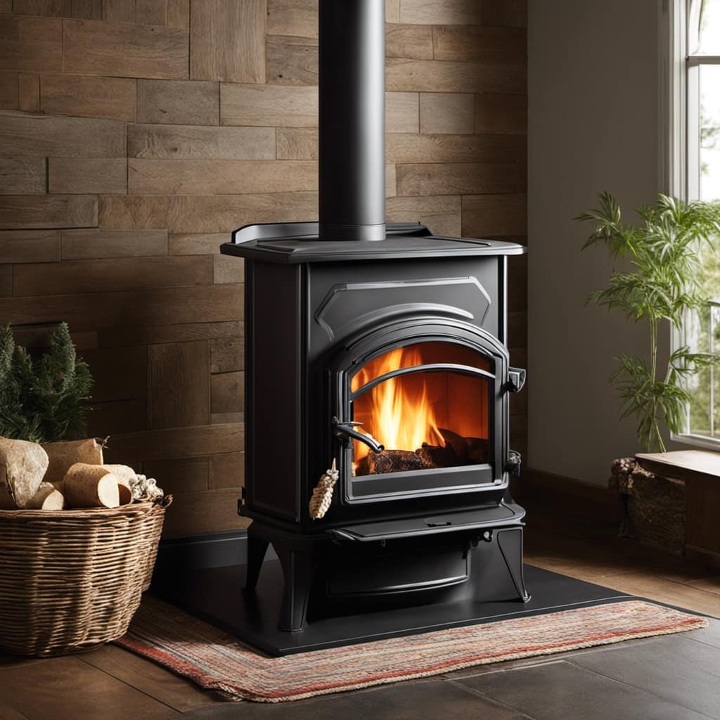 wood stove installation