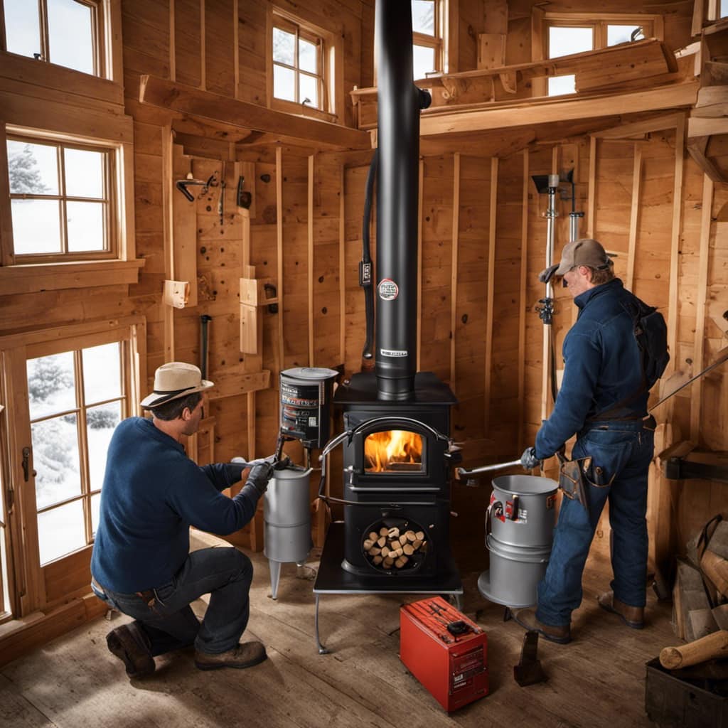 wood stove pipe installers near me