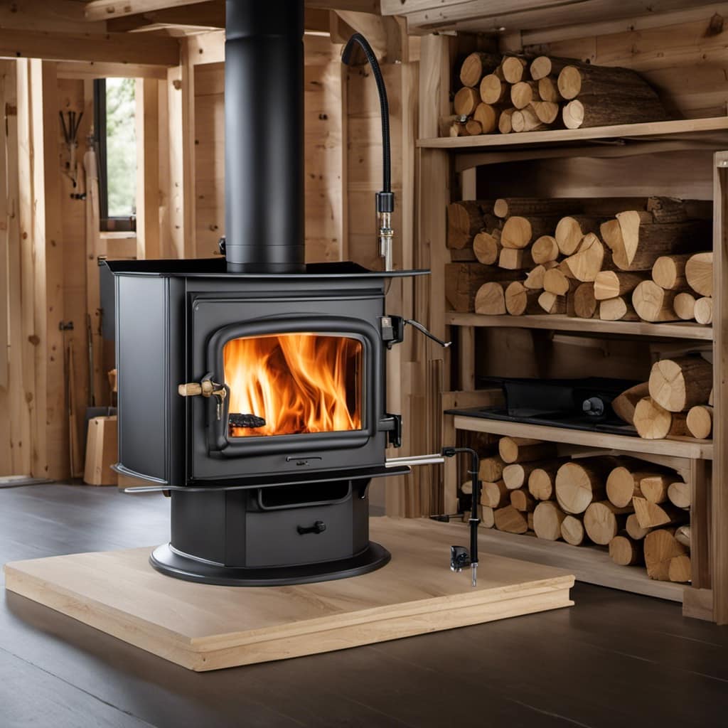 lowes summer heat wood stove