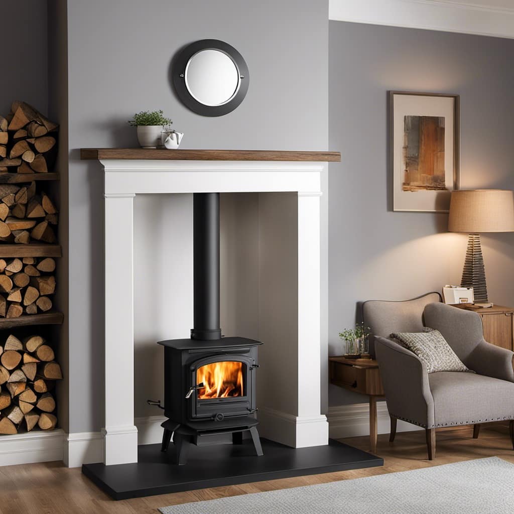 wood burning stove installation