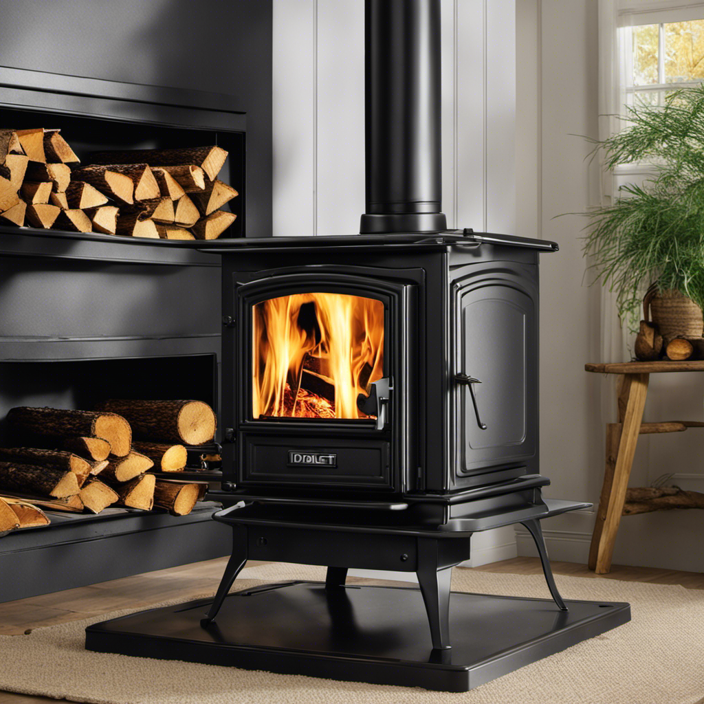 An image capturing the step-by-step process of breaking in the Drolet Columbia Wood Stove
