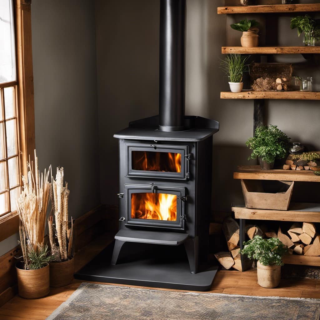 wood burning stove installation