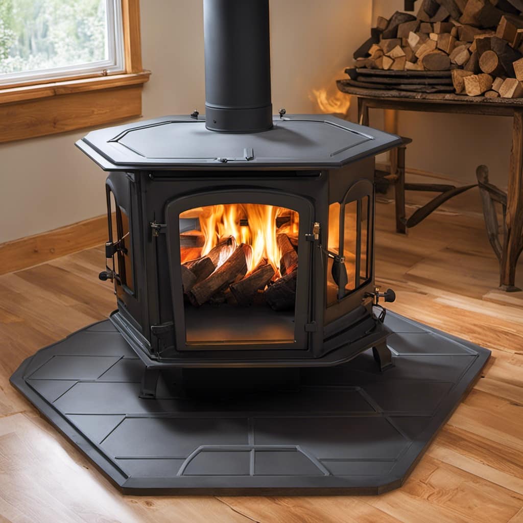 cast iron wood burning stove