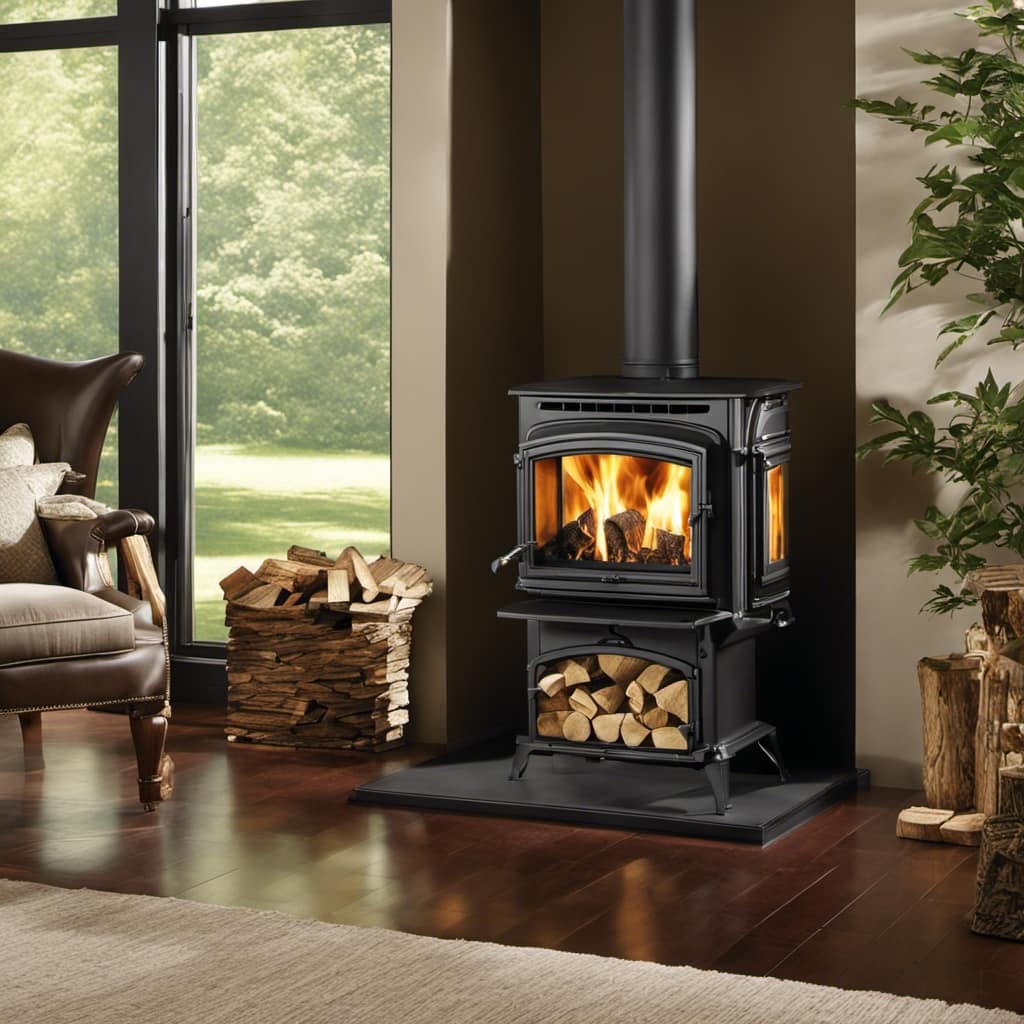 wood stove fireplace