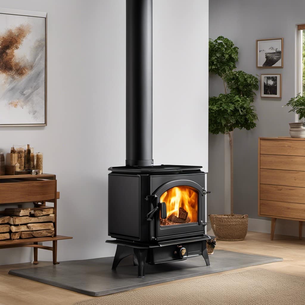 wood stove with blower