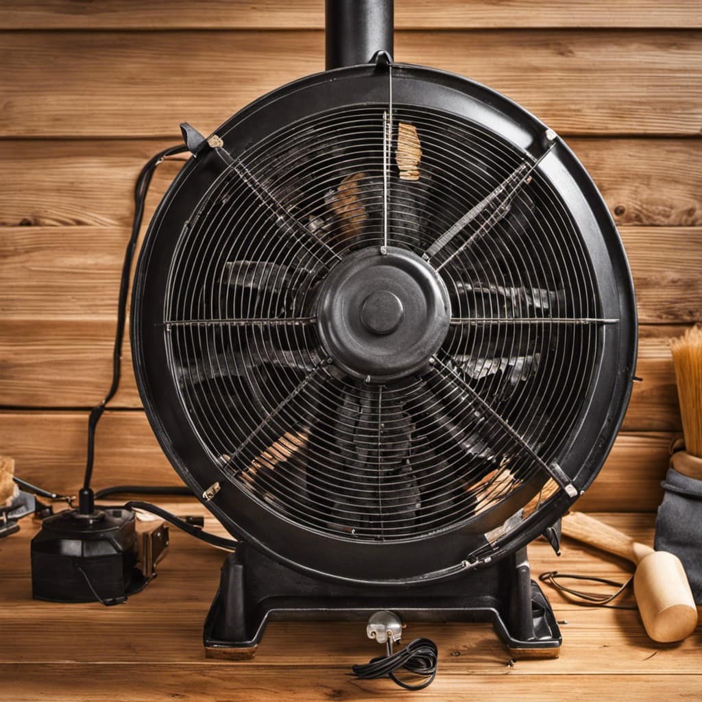 wood stove fans non electric