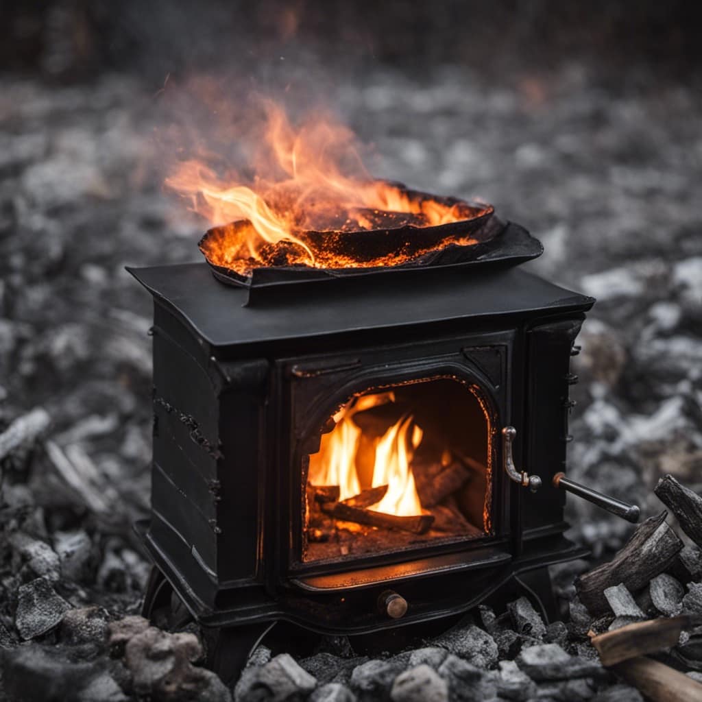 wood burning oven