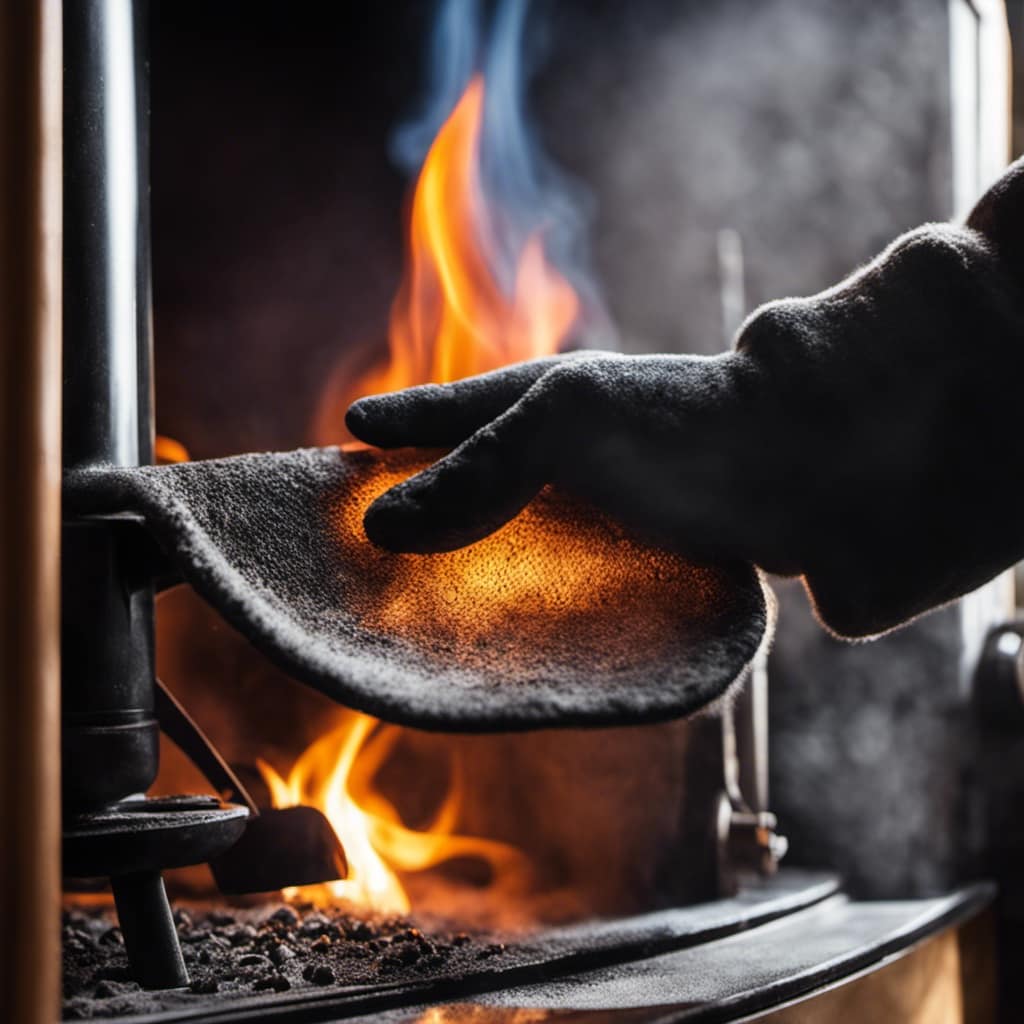 cast iron wood stove