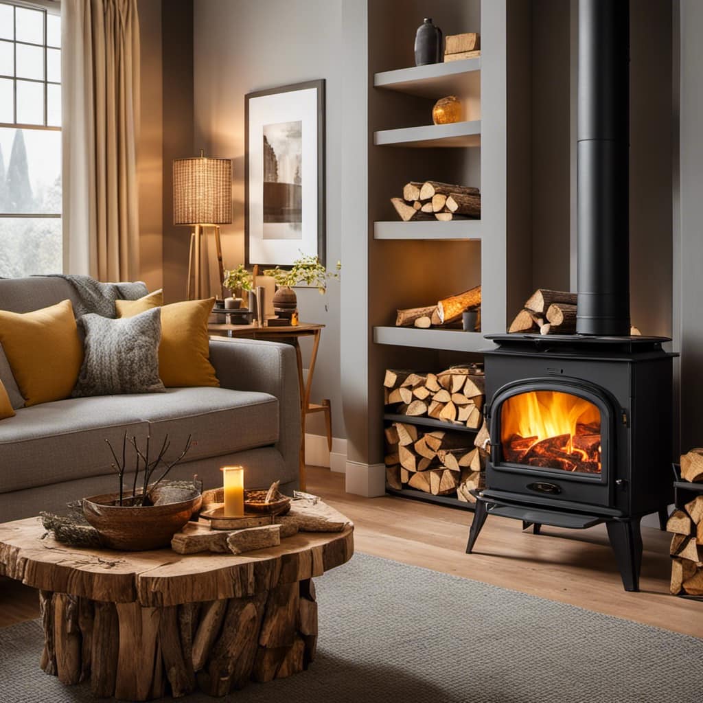 wood burning stove