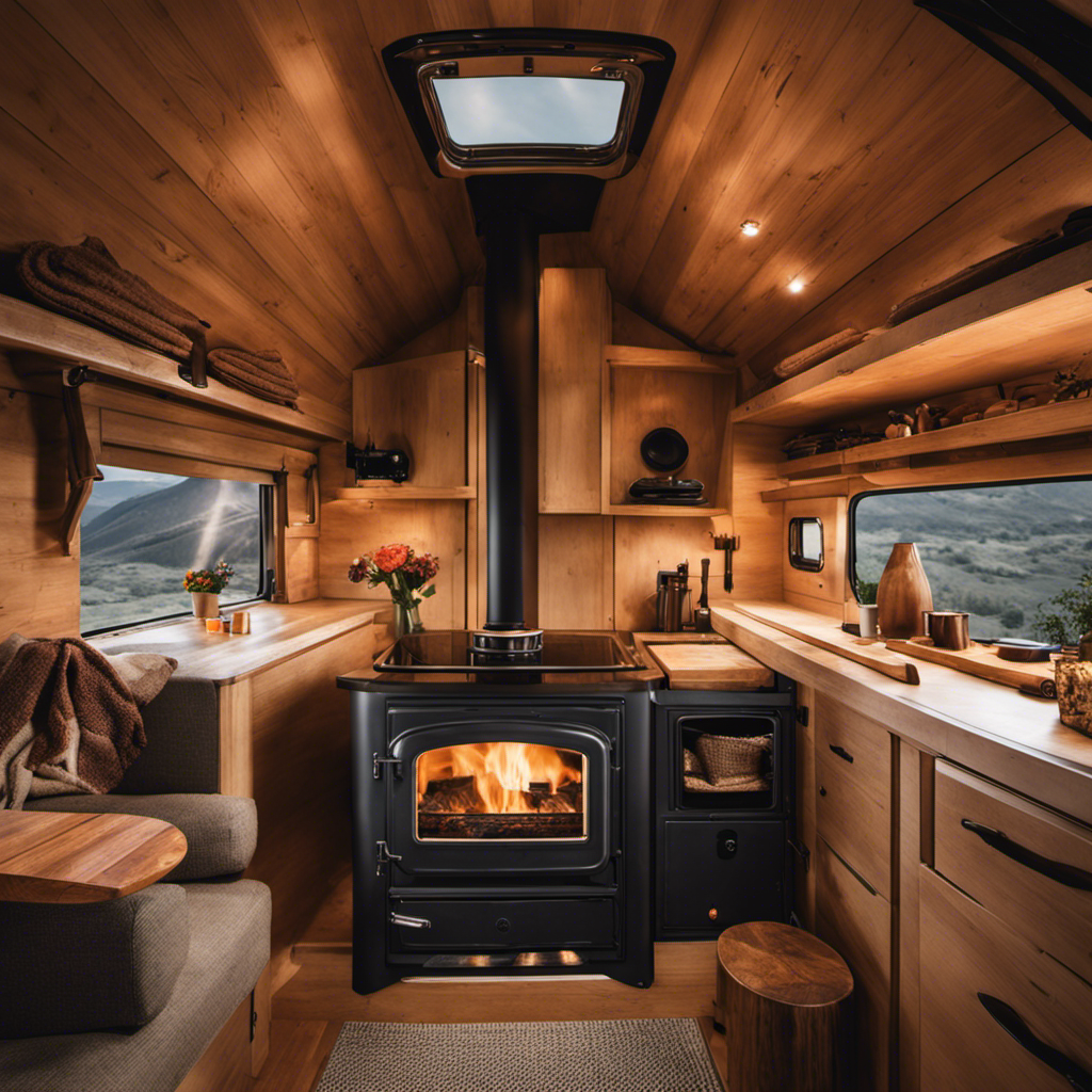 An image that showcases a camper interior transformed into a cozy haven