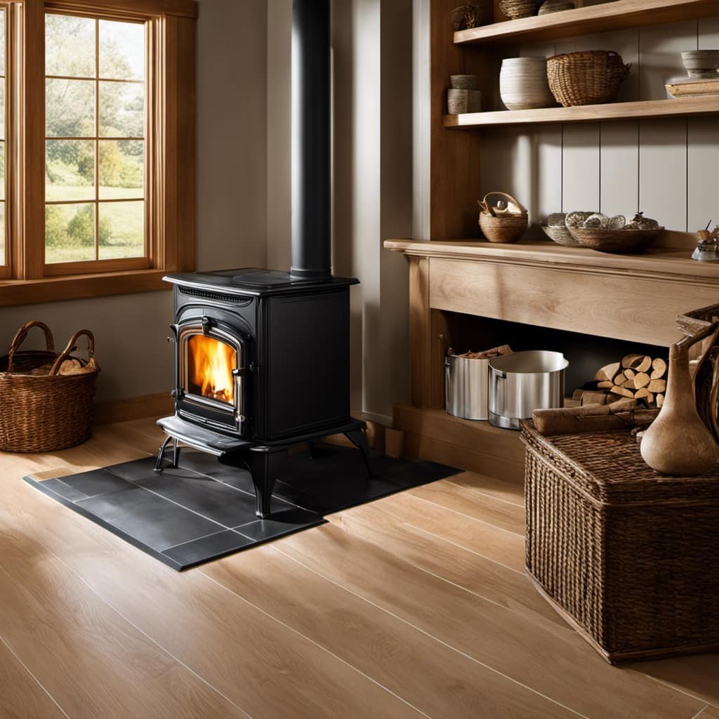 wood burning stove