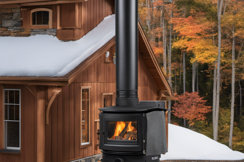 How To Install Wood Stove Chimney Through Roof Best Small Wood Stoves