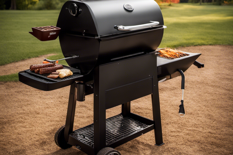 An image showcasing the step-by-step process of lighting a Pit Boss Wood Pellet Grill