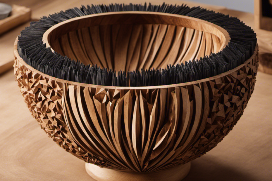 An image capturing the step-by-step process of transforming a pellet of wood into a beautiful bowl