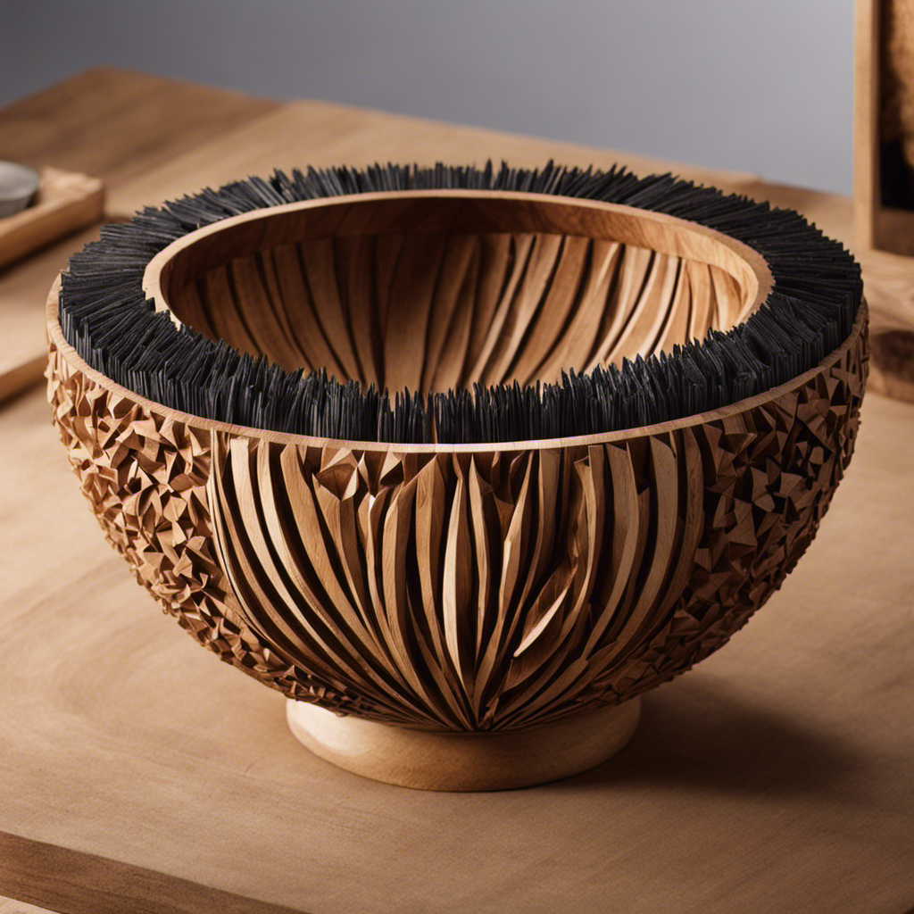 An image capturing the step-by-step process of transforming a pellet of wood into a beautiful bowl