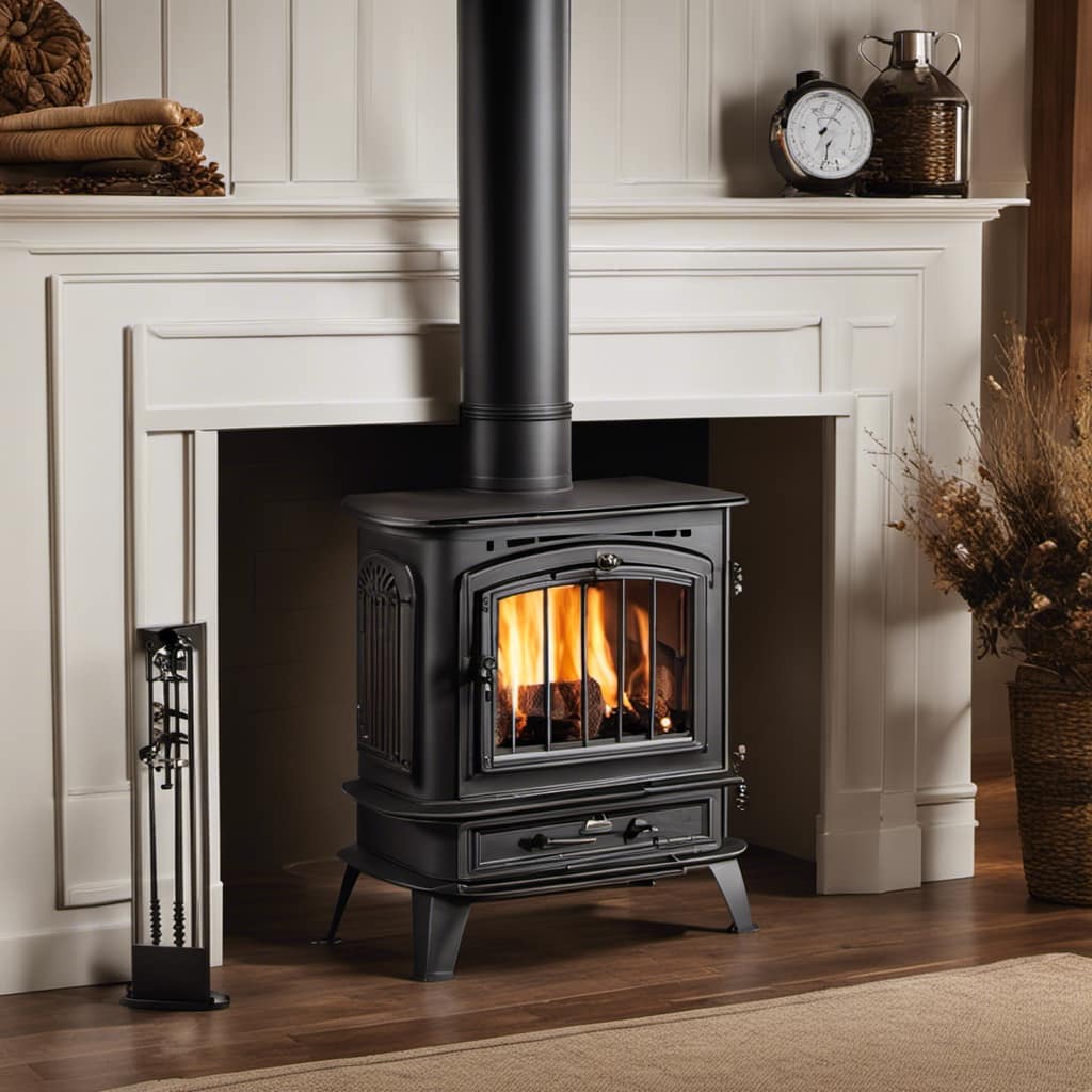 wood stove indoor