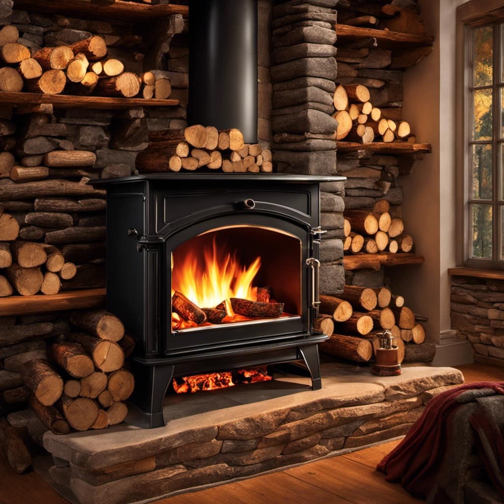 used wood burning stove